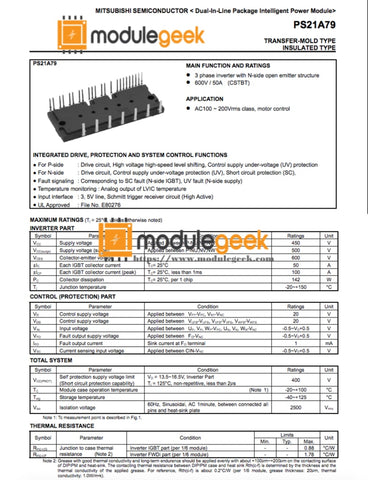 1Pcs Power Supply Module Mitsubishi Ps21A79 New 100% Best Price And Quality Assurance Module