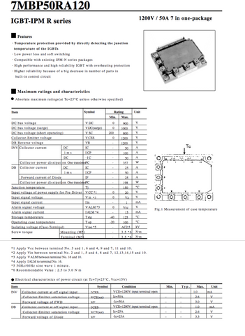 1Pcs Power Supply Module Fuji 7Mbp50Ra120 New 100% Best Price And Quality Assurance Module