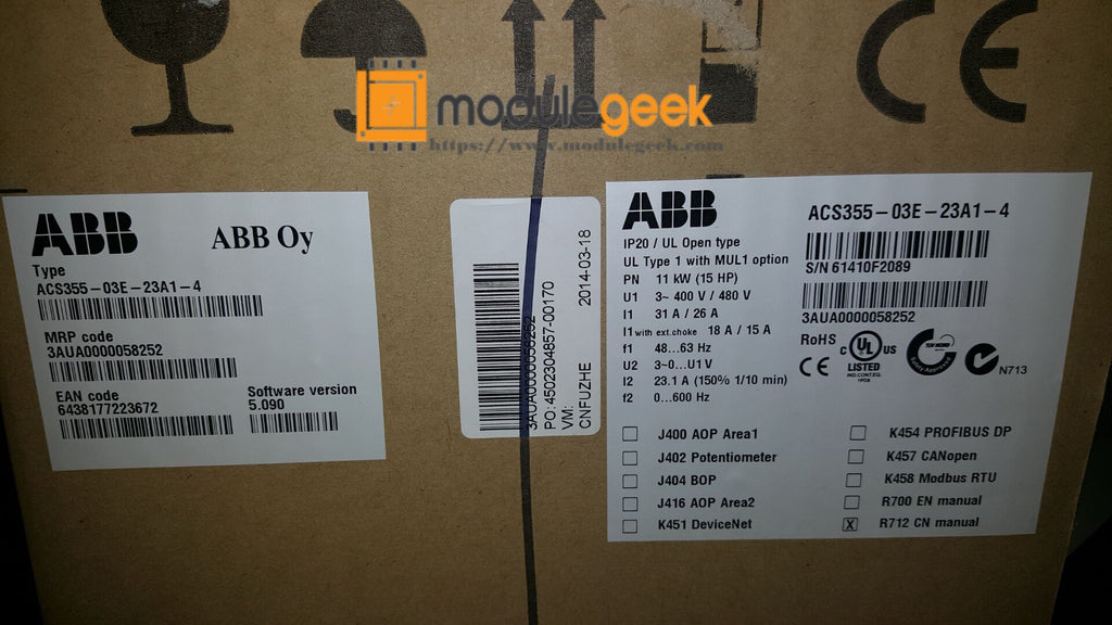 1PCS ABB ACS355-03E-23A1-4 POWER SUPPLY MODULE NEW 100% Best price and quality assurance