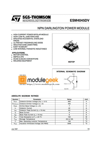 1PCS ST ESM4045DV POWER SUPPLY MODULE  NEW 100% Best price and quality assurance