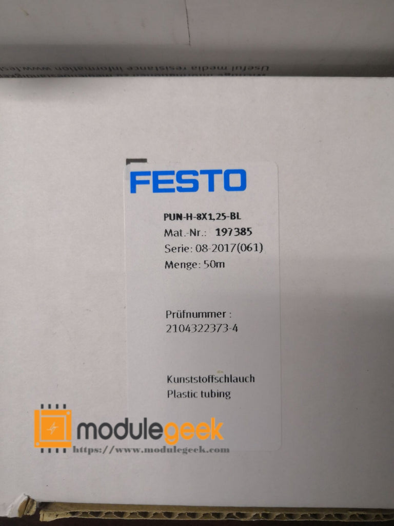 1PCS FESTO PUN-H-8X1,25-BL 197385 POWER SUPPLY MODULE NEW 100% Best price and quality assurance